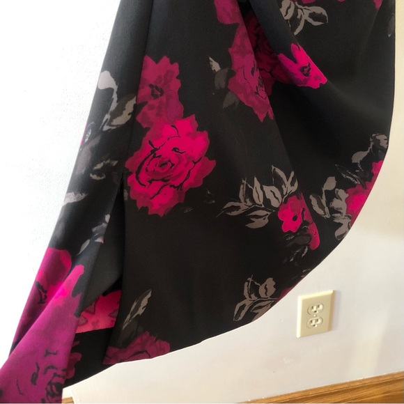 Jacob Black and Pink One-Shoulder Dress - Picture 8 of 12